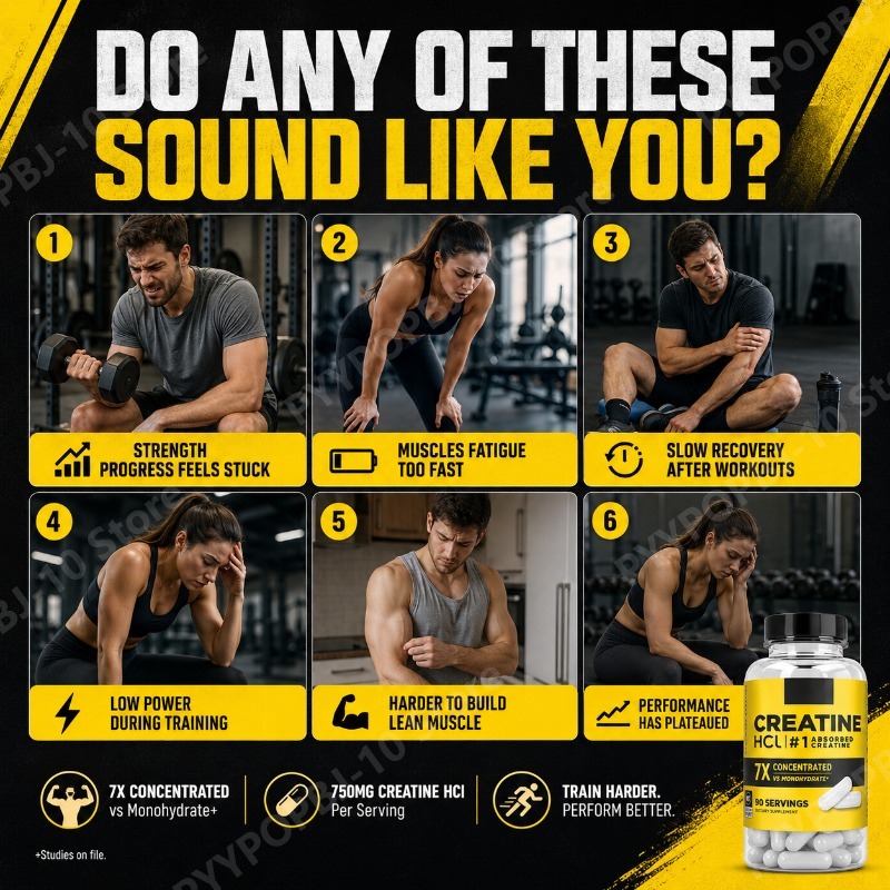 Creatine HCl 750mg 90 Capsules - Nutrition Of Fitness 评论和价格