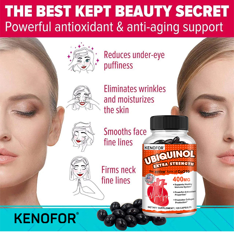 KENOFOR Ubiquinol CoQ10 400 mg - Coq10 Ubiquinol Softgel 评论和价格